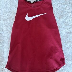 Nike Maroon Dri-FIT Tank Top